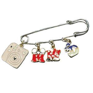 Mickey Minnie Mouse Lapel Pin Donald Duck Safety Pin Brooch Jewelry Accessories